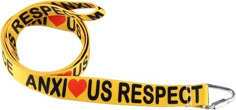 JXGZSO Anxious Respect My Space Yellow Dog Lead Shy Rescue Dog Gift Nervous Shy Dog Gift (Respect My Space DL) in Saudi Arabia