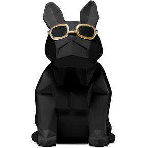 Figurine French Bulldog Holder Pen and Pencil for Desk - Creative Desktop Organizer - Accessories Decor for Home Office School - Gift for Dog Lovers - Can be Used as a Decorative Element