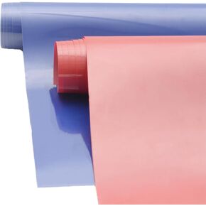 PU Heat Transfer Vinyl 10'' x 10 Ft, Iron On HTV for T-Shirts,Garments,Solid Color Adhesive Vinyl Roll Compatible with Cricut, Silhouette and Cameo Cutters (Red)