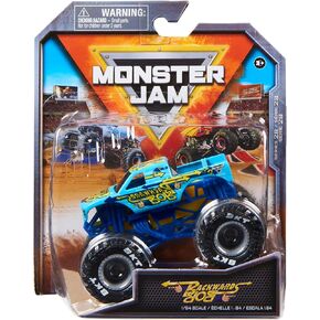 Monster Jam, Official Backwards Bob Monster Truck, Die-Cast Vehicle, 1:64 Scale, Kids Toys for Boys Ages 3 and up