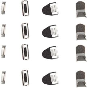Lilaly 4 Sets of Hooks and Eyes Closure Versatile Clasps for Clothing