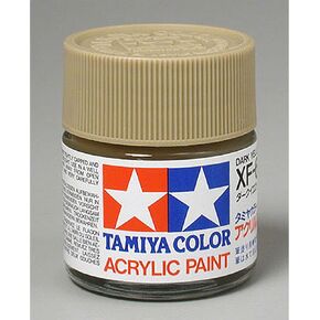TAMIYA USA TAM81360 Acrylic XF60 Flat Dark Yellow 1 Count (Pack of 1)