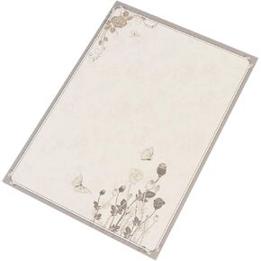 40PCS envelope set stationery paper old looking paper vintage drawing paper flowers lining writing paper horizontal grid Writing Paper write a letter Invitations antique