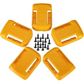 Crtbelfy Battery Holder for Dewalt Battery 20V 60V Wall Mount Battery Storage Dock Holder Fit for Dewalt DCB200 DCB203 DCB205 Batteries 10 Pack