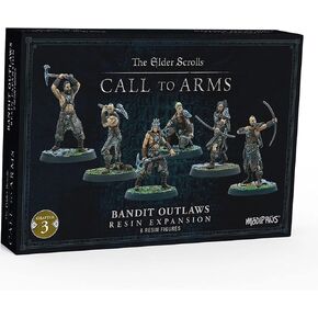 Modiphius The Elder Scrolls: Call to Arms - Bandit Outlaws Expansion - 6 Unpainted Resin Figures, Chapter 3, RPG, Includes Scenic Bases, 32MM Scale Figures, Tabletop Roleplaying Game