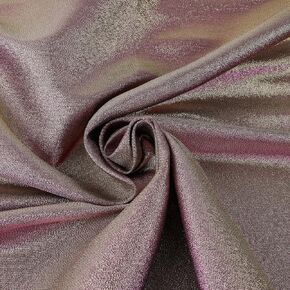 Two Tone Iridescent Fabric Metallic Thread Color Changing for Sewing Costume Gown (Blue Fuchsia Blending) 60 Inches Wide, 1 Yard