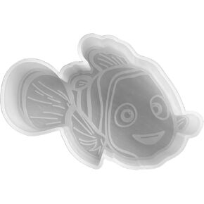 Clown Fish Freshie Silicone Mold | Size 5" Wide x 3.25" Long x 0.8" Deep | Fish Design for Freshie, Soap, Resin, Candles