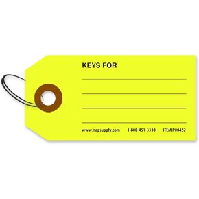 ID Key Tags - Pk/250 in Saudi Arabia