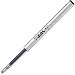 Zebra : Refill for F301, F301 Ultra, F402, Silver Select Ballpoint, Med, BLK, 2/pk -:- Sold as 2 Packs of - 2 - / - Total of 4 Each