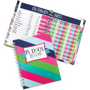 12-Month Budget Planner Bill Tracker Organizer w/Calendar & Pockets for Financial Management 354 Stickers | Budget Binder™
