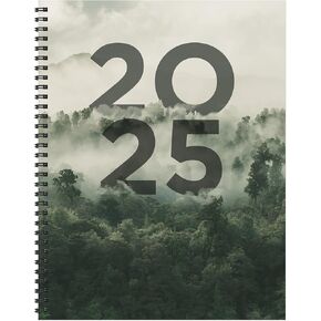 TF Publishing 2025 Forest Mist Weekly Monthly Planner (Large)
