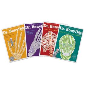 Know Yourself - 206 Bones of the Human Body - 4 Book Set, Best Interactive Activity Workbooks for Kids, Parents’ Choice Award, Ages 8-12