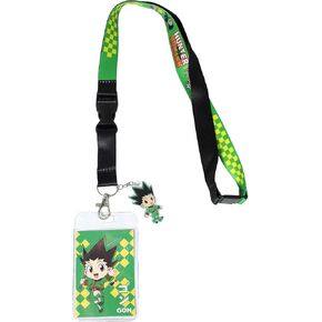 Hunter X Hunter Gon Merch ID Badge Holder Breakaway Lanyard w/Acrylic Charm