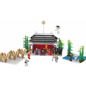 Ultimate Play Set: Large Indoor Scene, 15 Charming Characters, Stable, Trees - Perfect Christmas Decor & Memorable Stocking Stuffer