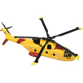 New Ray AgustaWestland AW101 (EH101) Helicopter Yellow Canada Forces Search & Rescue Sky Pilot Series 1/72 Diecast Model