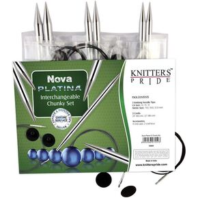 مجموعات Knitter's Pride Nova Platina القابلة للتبديل، مجموعة مكتنزة