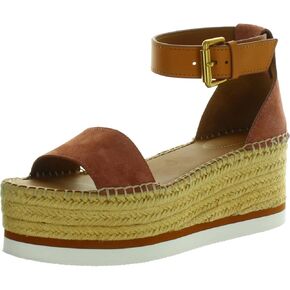 See by Chloe Glyn Espadrille Wedge Platform Natural EU 37 (US Women's 7) M
