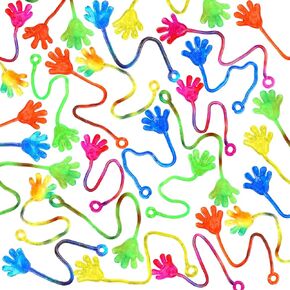 150 قطعة من ألعاب الأيدي اللزجة الممتعة اللامعة للأطفال في حفلات أعياد الميلاد وحقائب الهدايا ومستلزمات الفصول الدراسية وصندوق الكنز وجوائز الكرنفال وهدايا عيد الفصح in Kuwait