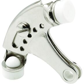 Prime-Line MP10554 Hinge Pin Door Stop, Adjustable, Stamped Steel, Brite Nickel Plated (5 Pack)