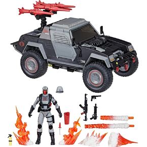 G.I. Joe Classified Series #120, Cobra Night Attack 4-WD Stinger & Driver, Collectible 6 Inch Action Figure & Vehicle with 8 Accessories