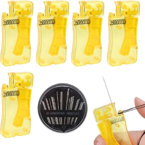 Automatic Needle Threader, 5pcs Auto Needle Threader Needle Threader Hand Sewing Tools Simple Needle Threader for Sewing Clothes Embroidery Thread Accessories