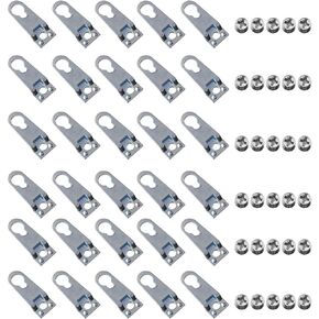 Frame Back Panel Hook CHENJIN 30 Sets Metal Frame D-Ring Picture Hangers with Screws and Screwdrivers for Open-Type Frame Channels Will Not Damage Photo Frames, Picture Frame Hanging Brackets
