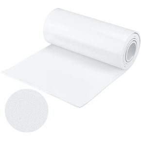 BENECREAT 78.7x11.8 inch White Self Adhesive EVA Foam Roll, 4mm Thick Waterproof Foam Rubber Sheet for Furniture Protecting, Gap Filling, Costumes and Other Craft Project