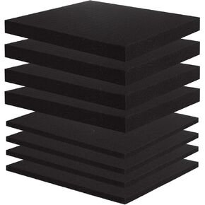 8 Pcs Pick and Pluck Foam 12" x 12" x 0.4" & 0.8" 2 Sizes Pick Apart Foam Insert, Polyurethane Foam Sheet Foam Inserts for Cases, Tool Box Drawers(0.4inx4pcs+0.8inx4pcs)