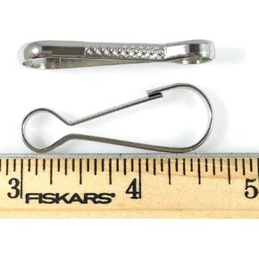 Dangerous Threads Lanyard Snap Clip Hooks Heavy Duty 1 1/2" Nickel Silver 50 Pcs