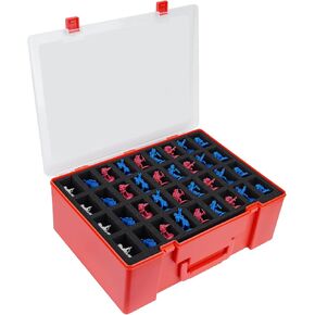 Brappo Minature Figurine Carrying Box With 108 Slot of Foam With Pre-Cut Grooves Compatible with Warhammer 40k, DnD&Miniature Figure.(Purple)