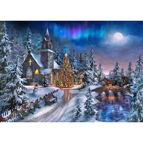 Peace on Earth Christmas Cards - Box of 15 Cards & 16 Foil Lined Envelopes