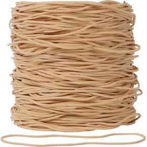 Foshine-Rubber bands large, Beige rubber band 7 inch 250Pcs Elastics Bands size 117A Long rubber bands for office supplies home Big Rubber Bands #117A (7" x 1/16")