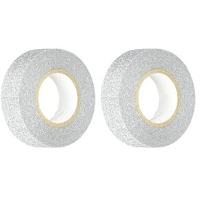 Best Creation GTS001 Glitter Tape, 15mm by 5m, Silver