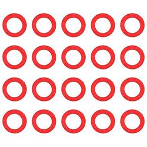 علامات أغطية المفاتيح من MAYiT، حلقات تعريف لغطاء المفاتيح من السيليكون، مجموعة من الملصقات الملونة، نظام ترميز مثالي لوضع علامة على مفاتيحك in Kuwait