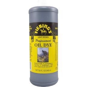 Fiebing's Pro Dye Light Brown 32oz for Leather