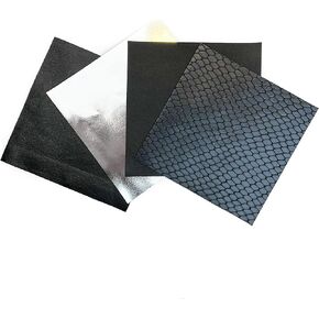 Leopard Print REAL Leather Sheets : Leather Material for Crafts and Leather Earrings Making 5x5in Large 5 Pieces of Genuine brown leather with 2 kinds of gold metallic leather