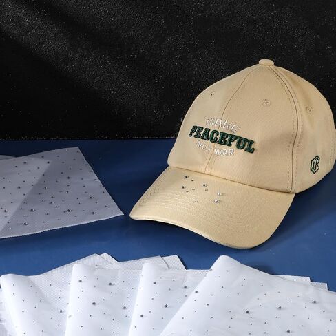 6 Sheet Iron on Rhinestone Sheets Transfers for Clothing Iron on Crystal Transfers Patches, Glitter Hotfix Rhinestone Decals, Flat Round Rhinestone Transfers Patches for DIY Craft (2mm, 3.5mm) in Kuwait