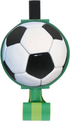 Adorable Multicolor 3D Soccer Party Hats - Pack of 8 - Fun & Festive Headwear - Premium Material - Perfect for the Ultimate Soccer Themed Celebration in Saudi Arabia