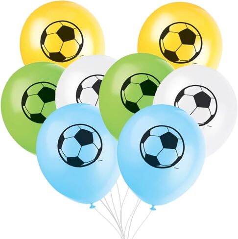 Adorable Multicolor 3D Soccer Party Hats - Pack of 8 - Fun & Festive Headwear - Premium Material - Perfect for the Ultimate Soccer Themed Celebration in Saudi Arabia