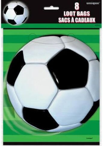 Adorable Multicolor 3D Soccer Party Hats - Pack of 8 - Fun & Festive Headwear - Premium Material - Perfect for the Ultimate Soccer Themed Celebration in Saudi Arabia