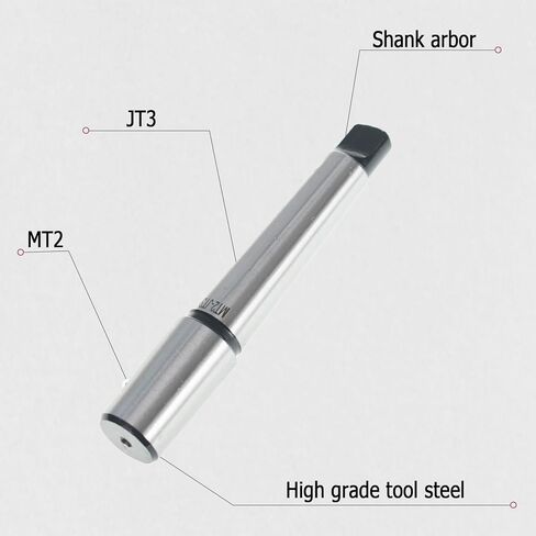 findmall 2MT To 2JT Tanged End Drill Chuck Arbor MT2 JT2 Fit for Drill Milling Boring Lathes in Saudi Arabia
