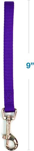 مقود تدريب الكلاب Blue-9 العاكس، مقود بطول 9 بوصة مع خياطة عاكسة 3M للطاعة والاستدعاء والتدريب على الرشاقة، صنع في الولايات المتحدة الأمريكية، أحمر in Kuwait