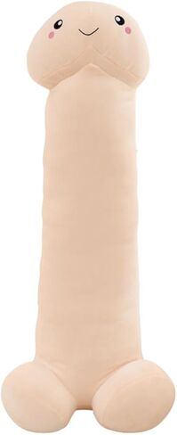 PeePee Pillow™, The Big PeePee Plush Phallic Novelty Cuddle Pillow, Peach or Brown (Brown, 11.8in (30cm)) in Saudi Arabia