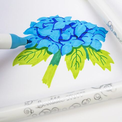 أقلام تلوين قابلة للسحب من RoseArt Scribble Stuff، 10 أقلام، خالية من التلطخ، أقلام تحديد يدوية مقاس 1 مم، أقلام رفيعة، أقلام فنية ممتعة وعملية in Kuwait