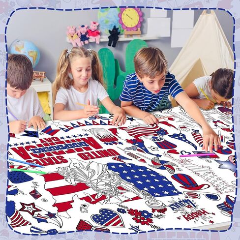 ملصق تلوين عملاق لعام 2025 من DDMY، غطاء طاولة تلوين ورقي للرسم متعدد الاستخدامات مقاس 72 × 35.5 بوصة، ملصق تلوين للحرف الفنية للأطفال مثالي لتزيين حفلات المدرسة/حفلات الأطفال/المناسبات الخاصة in Kuwait