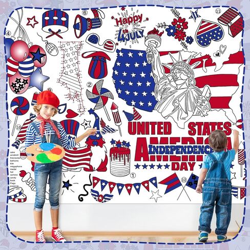 ملصق تلوين عملاق لعام 2025 من DDMY، غطاء طاولة تلوين ورقي للرسم متعدد الاستخدامات مقاس 72 × 35.5 بوصة، ملصق تلوين للحرف الفنية للأطفال مثالي لتزيين حفلات المدرسة/حفلات الأطفال/المناسبات الخاصة in Kuwait