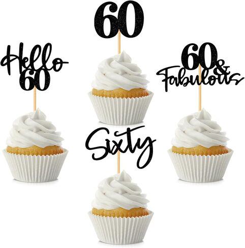 48PCS 18th Birthday Cupcake Toppers Hello18 Glitter 18 and Fabulous Eighteen Cake Topper 18 Years Old Cupcake Picks for Boy Girl Happy 18th Birthday Party Cake Decorations Supplies, Silver in Kuwait