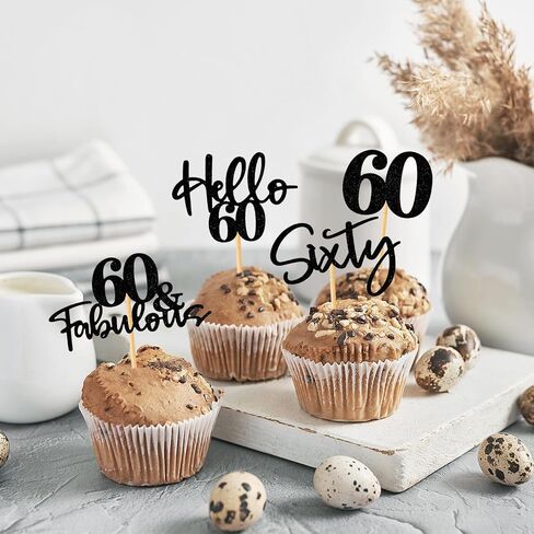 48PCS 18th Birthday Cupcake Toppers Hello18 Glitter 18 and Fabulous Eighteen Cake Topper 18 Years Old Cupcake Picks for Boy Girl Happy 18th Birthday Party Cake Decorations Supplies, Silver in Kuwait