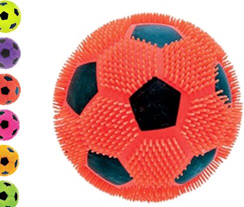 كرات ضغط كرة القدم المضيئة من JA-RU (كرتين متنوعتين) كرات حسية إسفنجية ذات طابع رياضي للأطفال. حقيبة هدايا عيد الميلاد لمستلزمات حفلات الكريسماس من Party Favor Fidget Pack. 6708-2س in Kuwait