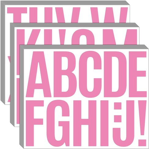 Bemeol 36 Sheets Letter Stickers 3 Inch Vinyl Letters Alphabet Stickers Self Adhesive Stick on Letters for School Office Home Bulletin Boards Mailbox Decor(Black,3Inch) in Saudi Arabia
